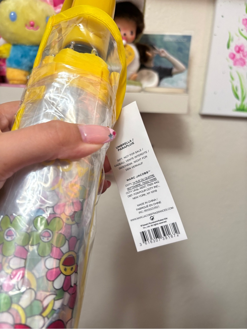 Marc Jacobs Murakami Umbrella Yellow New - Picture 4 of 5